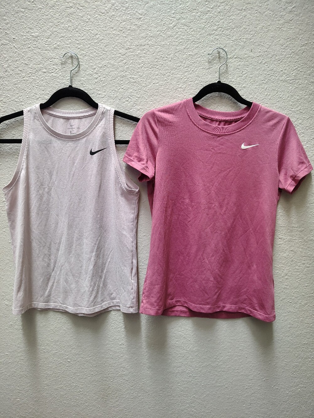Nike Women’s Pink Tee and Light Pink Tank Top Set